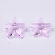Transparent Glass Charms GLAA-N033-01M-2