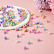 PandaHall Jewelry 800Pcs 8 Colors Opaque Acrylic Beads MACR-PJ0001-05-6