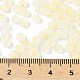 Матовые стеклянные бусины FGLA-D300-01E-4