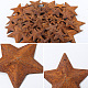 90 шт. 9 стиля звездные ржавые железные большие подвески&nbsp;IFIN-GF0001-12-5