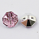 2-Hoyo botones de octágono de acrílico Diamante de imitación de Taiwán BUTT-F016-11.5mm-22-2