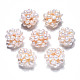 Perlas redondas naturales de perlas cultivadas de agua dulce PEAR-N020-04C-3
