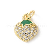 Латунные микро проложить кубического циркония подвески KK-P294-44G