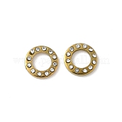 Кабошоны из стразов из нержавеющей стали 304 STAS-A057-04G-G01