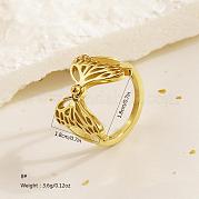 Кольца из нержавеющей стали 304 для женщин ON6968-11