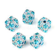 Ручной полимерной глины шариков Rhinestone CLAY-T022-03G