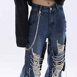 1 шт. цепи из нержавеющей стали с колючей проволокой AJEW-DC0002-18