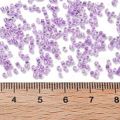 Прозрачные внутри цветные стеклянные бусины X1-SEED-H003-04E