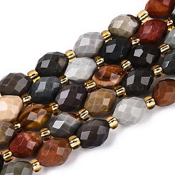 Естественного изображения яшмы бисер нитей G-N342-53-8x6-09