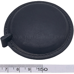 Плоская круглая кожаная рулетка&nbsp;AJEW-WH20128-037A