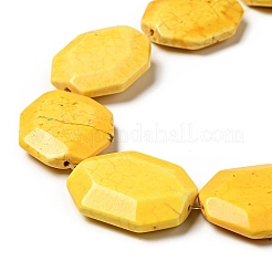 Нити бусин из натуральных магнезитовых самородков TURQ-L011-01B