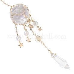 Стеклянные и акриловые конусные и круглые подвесные ловцы солнца HJEW-JM04570-01