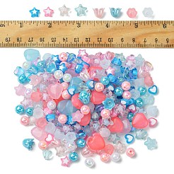 Акриловые бусины цветы/звезды/сердечки&nbsp;OACR-FS0001-68