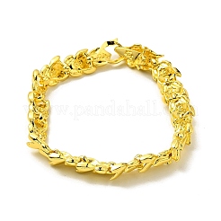 Bracelet en alliage pour hommes avec chaîne enveloppante de dragon&nbsp;BJEW-A129-01G