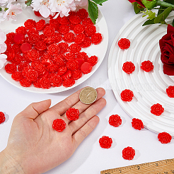 80pcs cabochons en résine opaque&nbsp;RESI-DC0001-61A
