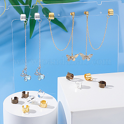 60 шт. 3-х цветная латунная фурнитура для ушей&nbsp;KK-PH0014-09