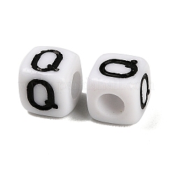 Непрозрачные акриловые бусины OACR-S076-01Q