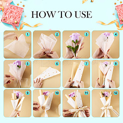 Carta da regalo impermeabile in cotone&nbsp;DIY-TAC0025-12A