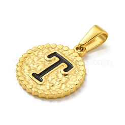 Placcatura ionica (ip) ciondoli in acciaio inossidabile smaltato 304&nbsp;STAS-R231-19T-G