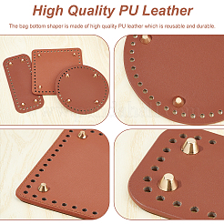 3Stk. 3 Style PU Leder Strick Häkeltaschen Nagelboden Shaper Pad&nbsp;FIND-AR0001-72