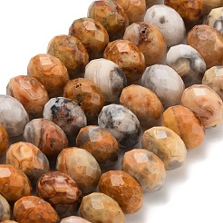 Природные сумасшедший агат бисер нитей&nbsp;G-C259-A04-6x10mm