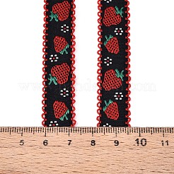 Cinta de poliéster con diseño de fresa&nbsp;OCOR-T016-04A