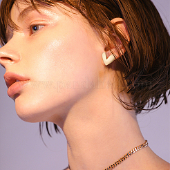 20 шт. 2 стиля латунных сережек-гвоздиков&nbsp;KK-ME0002-53