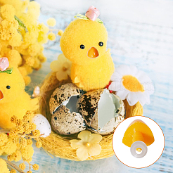 Треугольный рот пластиковой утки-куклы KY-WH0046-143