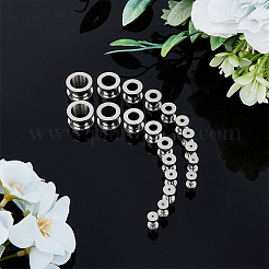 20 шт. 10 размера беруши из нержавеющей стали 304 калибров EJEW-DC0001-29