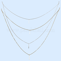 2 шт. 2-цветный сплав цепи шейный ремешок для очков AJEW-GF0011-78