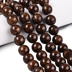 Natur persische Jade Perlen Stränge&nbsp;G-A255-A02-06A