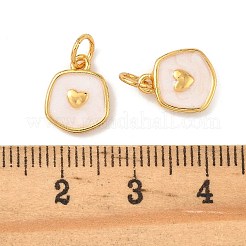 Латунь эмаль подвески&nbsp;KK-K364-25B-02