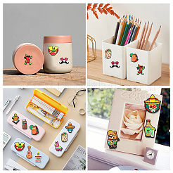 60 шт. 30 стиля ПВХ кабошоны&nbsp;KY-CJ0002-09B