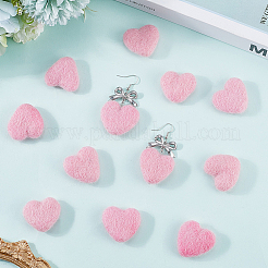12шт. украшение для валяния из шерсти в форме сердца DIY-SC0030-14A