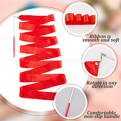 Танцевальные ленты из поликоттона с железной палочкой&nbsp;AJEW-WH20010-28