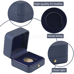 Коробка для хранения памятных монет из искусственной кожи&nbsp;AJEW-WH20054-229A