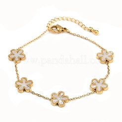 Браслеты из нержавеющей стали 304 для женщин&nbsp;BJEW-G747-04G