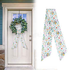 1 шт. полиэстеровый женский ремень с цветочным принтом&nbsp;AJEW-CP0009-89A