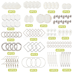 Наборы для изготовления сережек с геометрией своими руками DIY-SC0018-72