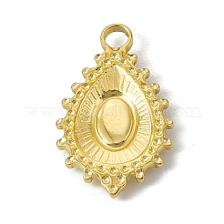 Cabochon pendenti in acciaio inossidabile 304&nbsp;STAS-P316-04G
