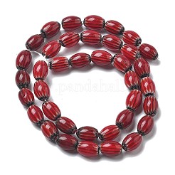 Ручной работы millefiori стеклянные бусины нитки LAMP-F035-13A-01