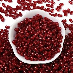 Perles de rocaille en verre de couleurs transparentes&nbsp;SEED-R001-01E