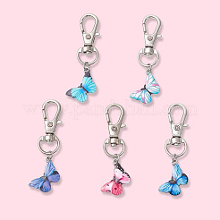 20 шт. подвеска в виде бабочки из сплава эмали HJEW-CP0001-24