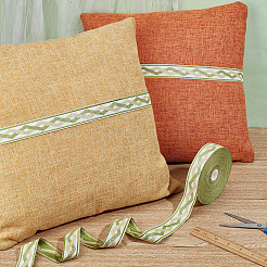 Полиэфирная жаккардовая лента в форме ромба OCOR-WH0078-150