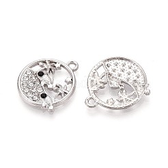 Подвески из сплава и страз PALLOY-T092-18A-P