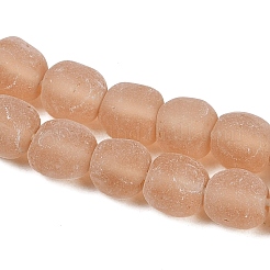 Матовое ручной работы Lampwork бисер&nbsp;LAMP-C022-01D