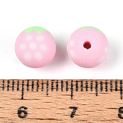 Бусины из полимерной глины ручной работы на фруктовой тематике&nbsp;CLAY-T022-04B