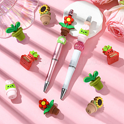 10шт 5 стиля силиконовые бусины&nbsp;SIL-CJ0003-07