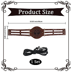 Chaînes de taille en cuir PU pour femmes&nbsp;AJEW-WH20067-001AG-02