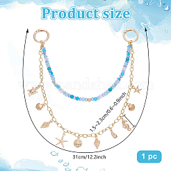 Charm mit Meerestieren aus Legierung&nbsp;HJEW-PH02289
